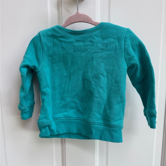 Garanimals 12M Blue Unicorn Girls Crewneck Sweatshirt - Picture 4 of 4